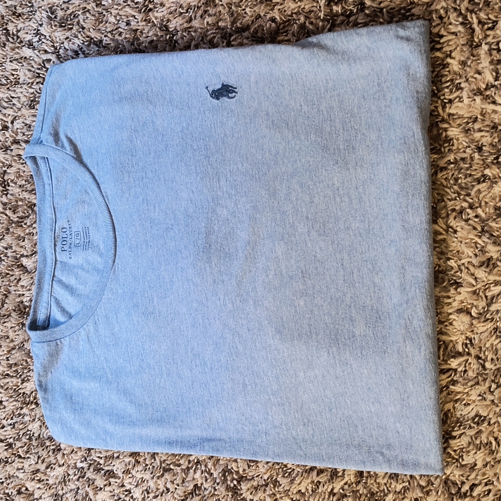 Polo by Ralph Lauren Men's Blue T-Shirt